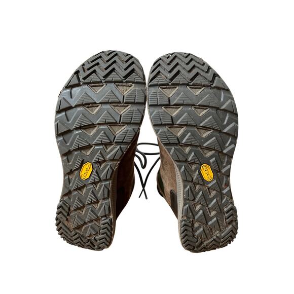 Merrell Men's 9 Ontario 85 Mid Waterproof Hiking Trail Boots Lace Up Brown Green - Picture 5 of 6